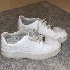 Platform Nike Air Force 1s